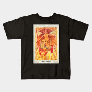 Troth Tarot - Prince Of Wands. Kids T-Shirt